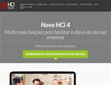 Tablet Screenshot of hci.com.br