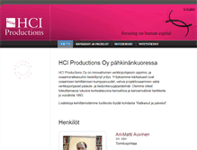 Tablet Screenshot of hci.fi